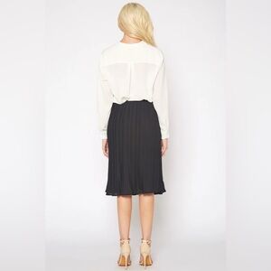 Pleated Midi Skirt